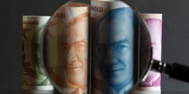 Turkish,Lira,Banknotes,Are,Seen,In,This,Pictures,In,Istanbul,