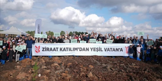 Ziraat Katılım 10. yılı dolayısıyla 30 bin fidan bağışladı