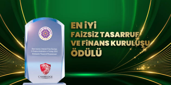 Eminevim’e “En İyi İslami Faizsiz Tasarruf ve Finans Kurumu” Ödülü