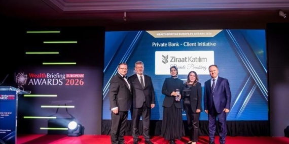 Ziraat Katılım Londra’dan “özel bankacılık” ödülü aldı